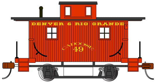 Bachmann - Ho Bobber Caboose D&RG