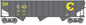 Bachmann - Ho 100ton 3bay Hopper Chessie