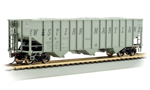 Bachmann - HO 100t 3 Bay Hopper Western Maryland