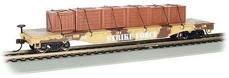 Bachmann - Ho 52' Flatcar Desert Camo