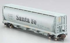 Bachmann - N 4-Bay Cyln Grain Hopper Atsf