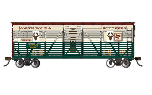 Bachmann - Ho 40'Animated Stock Christmas NP&S12040