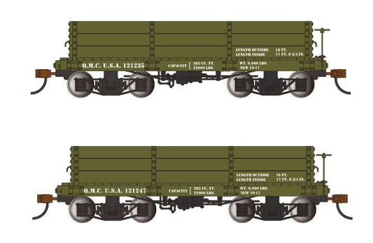 Bachmann - On30 18'Low Side Gondola USQ 121235-247