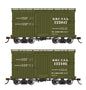 Bachmann - On30 18'Boxcar W/M Roof USQ 122047-105