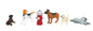 Bachmann - O Dogs W/fire hydrant
