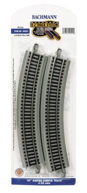 Bachmann - Ho Ns 18' Rad Track Ez 4pk