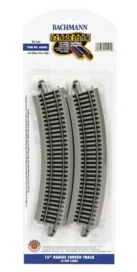 Bachmann - Ho Ns 15' Radius Track Ez 4pk