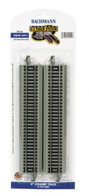 Bachmann - Ho Ns 9' Straight Ez 4pk