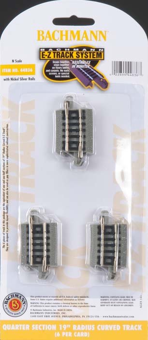Bachmann - N 1/4 19'Rad Curved