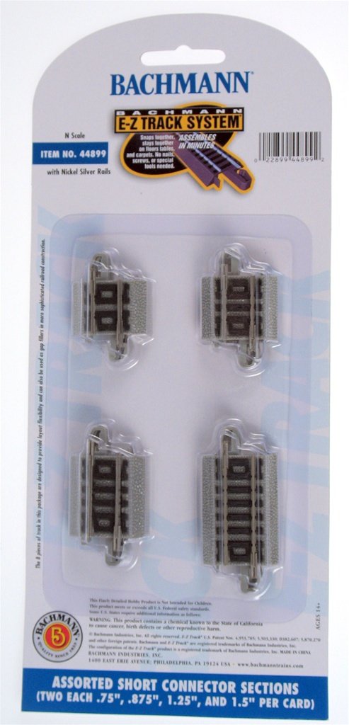 Bachmann - N Asst Short Connector Section