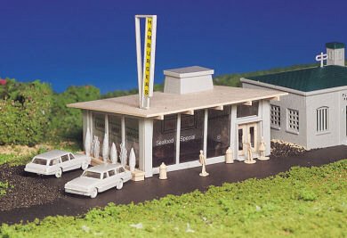 Bachmann - Ho Drive-In Hamburger Stand