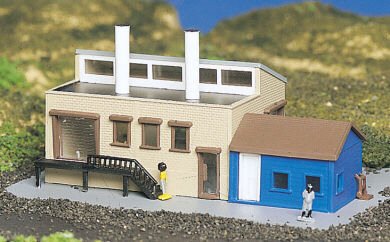 Bachmann - N Factory W/accessories B/U