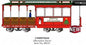 Bachmann - Ho Cable Car Christmas