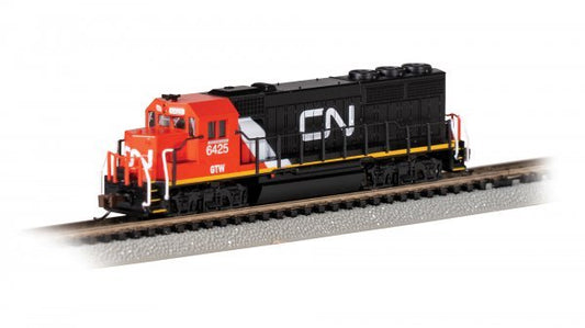 Bachmann - N GP40 CN #6425 w/o Dynamic Brakes