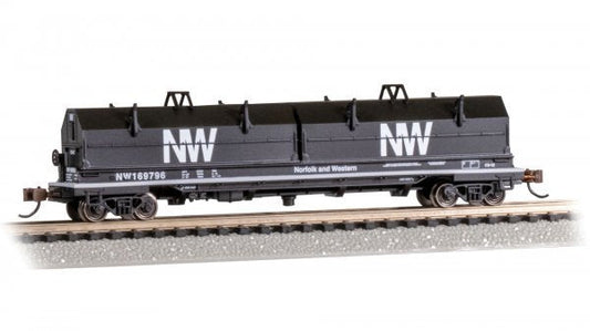 Bachmann - N 55' Steel Coil Car w/load N&W #169796