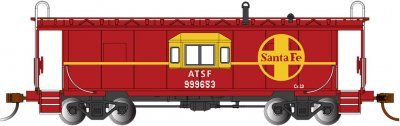 Bachmann - Ho Bay Window Caboose Sante Fe