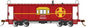 Bachmann - Ho Bay Window Caboose Sante Fe
