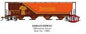 Bachmann - Ho 4bay Cyln Hopper Saskatchew