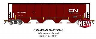 Bachmann - Ho 4bay Cyln Hopper CN
