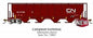 Bachmann - Ho 4bay Cyln Hopper CN