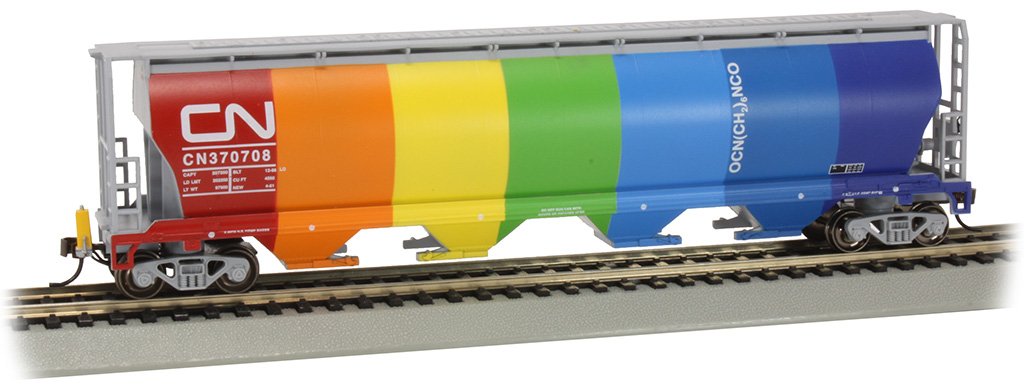 Bachmann - Ho 4bay Cyln Hopper CN Demo