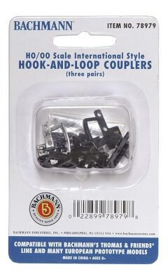 Bachmann - Ho T&F Hook And Loop Couplers
