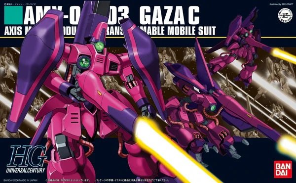 Bandai - HG AMX-003 Gaza C Normal Type HGUC