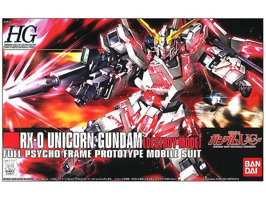 Bandai - HG Unicorn Gundam Destroy Mode HGUC1:144