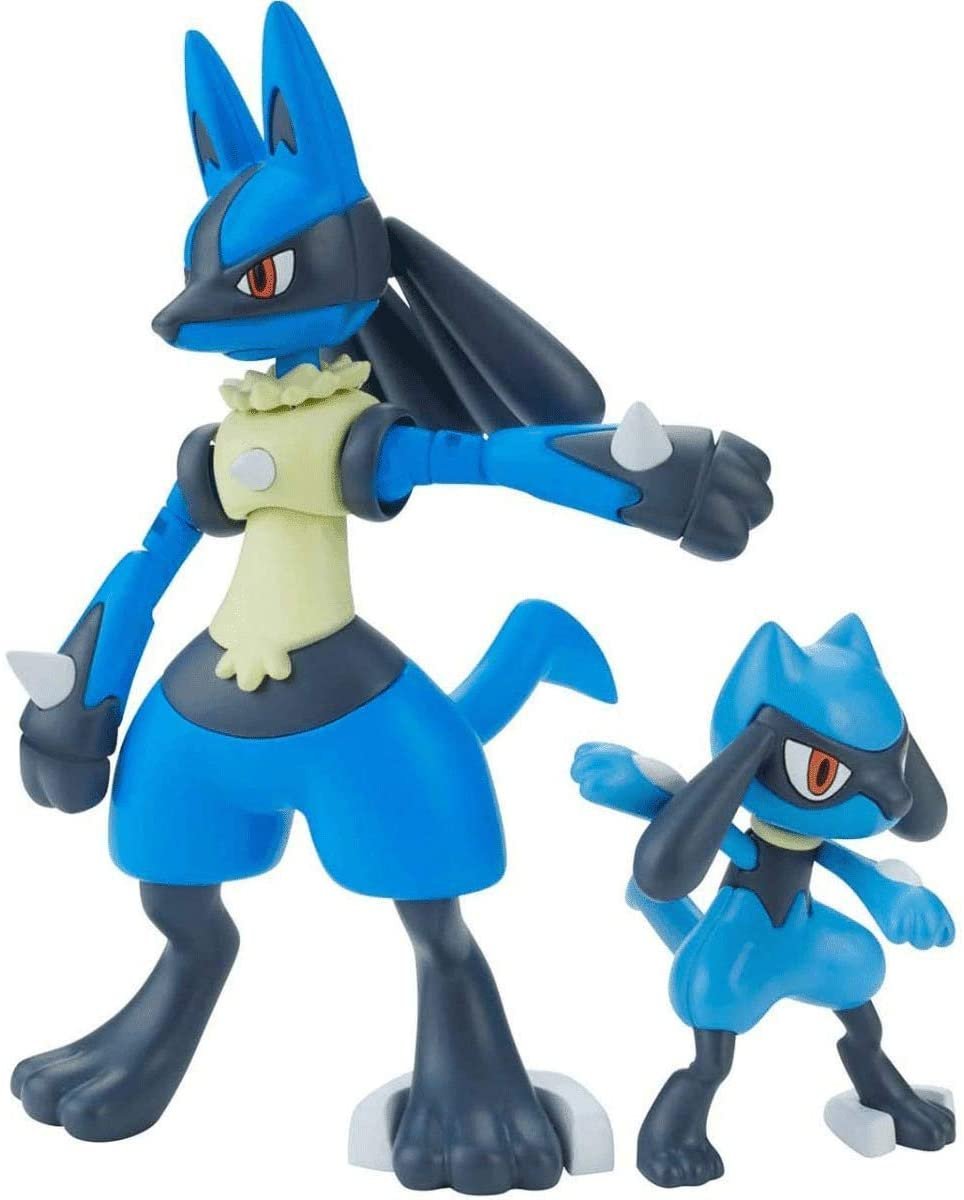 Bandai - Riolu & Lucario Pokemon Model Kit