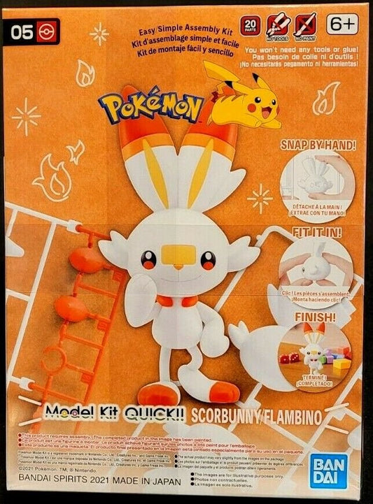Bandai - 05 Scorbunny 'Pokemon'Model Kit