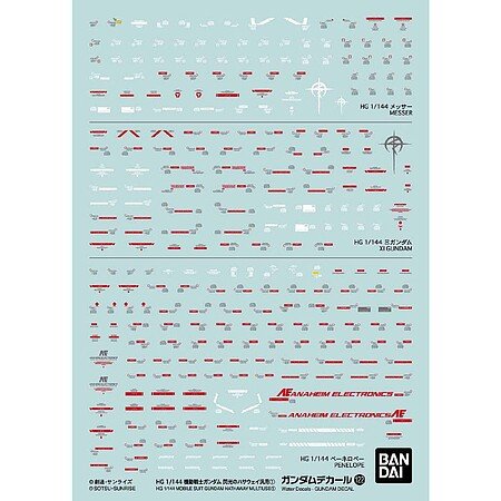 Bandai - Mobile Suit Gundam Age Multiuse Decal122