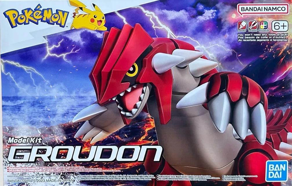 Bandai - Groudon Pokemon Model Kit
