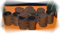 Bar Mills - O 55 Gallon Drums Open