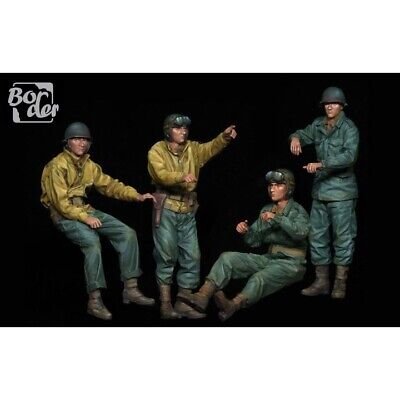 Border Models - WW2 US Tank Crew 4pcs 1:35