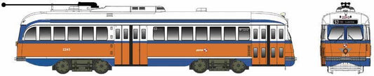 Bowser - Ho Pcc Streetcar Phila Gulf Oil 2240W/sd