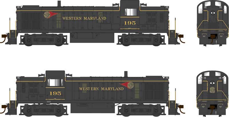 Bowser - Alco RS-3 Phase 3 WM 195