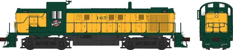 Bowser - Ho Alco RS-3 C&NW 166