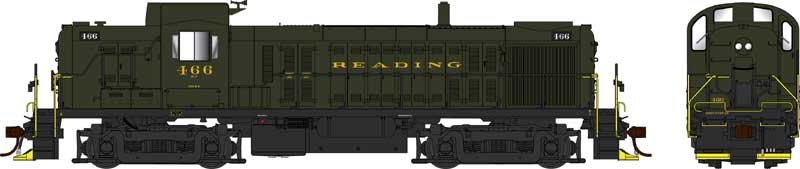 Bowser - Ho Alco RS-3 Rdg 463 W/sd