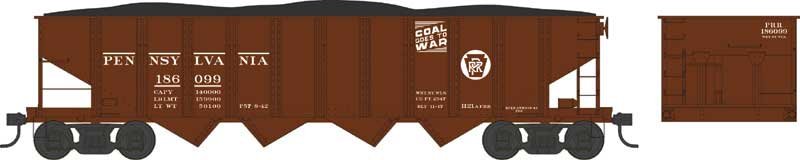 Bowser - N H-21a Hopper PRR Coal GoesToWar 186333