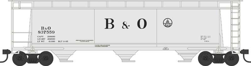 Bowser - N Cylindrical Hopper B&O 837560
