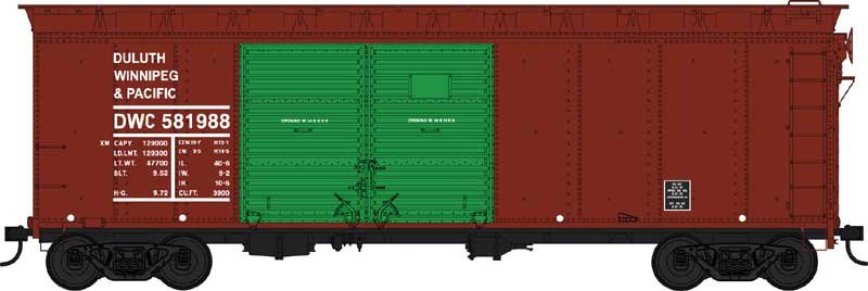 Bowser - Ho 40'Steel Side Boxcar RTR DW&P 582223