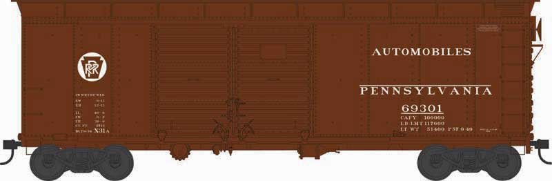 Bowser - Ho X31 Rd Roof Boxcar PRR 69385
