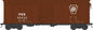Bowser - Ho X31 Rd Roof Boxcar PRR 80620
