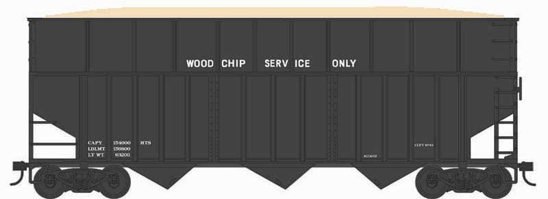 Bowser - Ho 70t RS Wood Chip Hopper Black Data