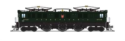 Broadway Ltd - N PRR P5a Boxcab 4738 W/sd Freight Type