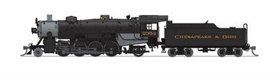 Broadway Ltd - N USRA Lite Mikado C&O 2361 W/sd