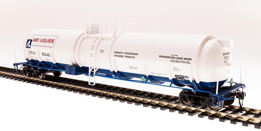 Broadway Ltd - Ho Cryo Tank Car AirLiq 2pk