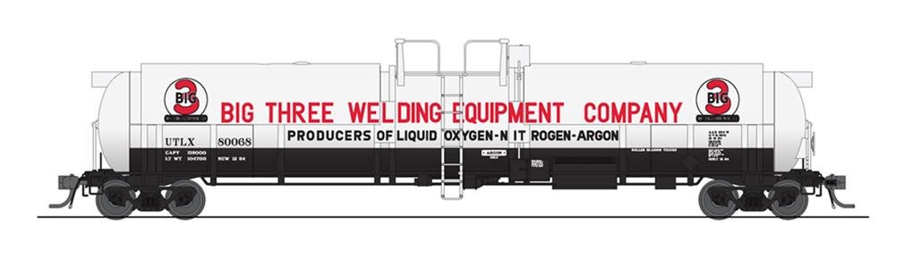 Broadway Ltd - Ho Cryo Tank Car Big 3 Weld 2pk