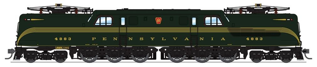 Broadway Ltd - Ho PRR GG1 Electric 4920 DGLE 5-StrpW/sd