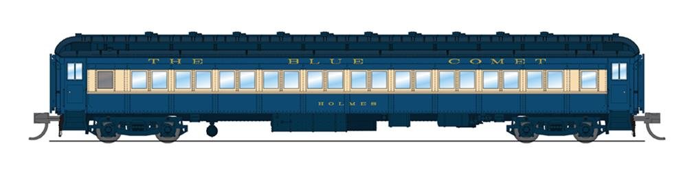 Broadway Ltd - N CNJ 80'Pass Coach Blue Comet 2pk B